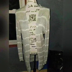 Doe & Rae Womans Long Cardigan Size L